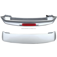 Diffuseur de Spoiler Arrière Simple en ABS Noir Piano Marque WSD pour Toyota PRADO FJ 120 2003-2007