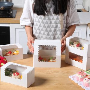 Cajas para Galletas <span class=keywords><strong>de</strong></span> Panadería con Ventana, Contenedor para Bizcochos <span class=keywords><strong>de</strong></span> Calabaza, Caja para <span class=keywords><strong>Donuts</strong></span>, Empaque Seguro para Pasteles, Muffins, Dulces <span class=keywords><strong>y</strong></span> Golosinas - Product Image 5