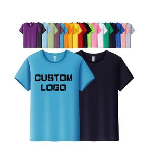 T-shirt décontracté en coton 100 % pour homme, personnalisable avec logo, en tissu tricoté, vente en gros - Product Image 1