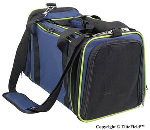 BSCI Factory 2023 Simple Portable Net Mesh Canvas <b>bag</b> High Quality Pet <b>Carrier</b> Dog <b>Cat</b> Travel Tote Customized Color - Product Image 2