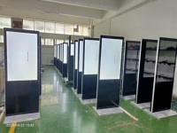 32 43 49 55 65 75 pouces écran tactile LCD sur pied kiosque publicitaire affichage Totem signalisation pour centre commercial