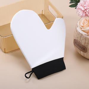 Guantes de Baño Cuadrados de Cuero Reutilizables Clásicos para Aplicar Loción, Tinte Corporal, Humectante, Protector Solar y <span class=keywords><strong>Autobronceador</strong></span>, Fáciles de Usar - Product Image 1