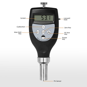 Medidor Digital de Densidad de Madera de Alta Resistencia con Función de Valor Máximo, Indicador de Batería Baja, 0.01g/cm³-1.2g/cm³, Probador de Densidad por Indentación - Product Image 4