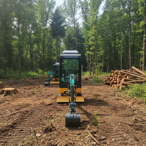 Mini-excavatrice <span class=keywords><strong>diesel</strong></span> la <span class=keywords><strong>moins</strong></span> chère avec cabine climatisée pour l'excavation de terrains, la construction de maisons et les travaux de génie-construit. - Product Image 2