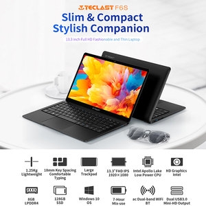 Ordinateur portable léger <span class=keywords><strong>Teclast</strong></span> F6S 13,3'' 1920x1080 FHD IPS Intel Apollo Lake 8 Go LPDDR4 128 Go SSD Win10 - Product Image 2