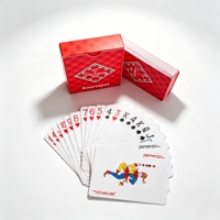 Boîte de cartes à jouer personnalisée avec impression de votre logo, cartes à jouer en plastique, jeu de cartes de poker vierge, cartes à sublimation