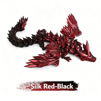 Figurine Dragon Volant 3D Imprimé 22C*15*4cm, Thème Animal, Ornement, Jouet, Décoration de Bureau, Cadeau pour Adolescents et Adultes - Vente Flash
