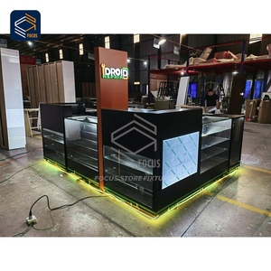 Vitrine de présentation pour smartphones avec serrure à câble de sécurité, étagère en verre et support de port de charge - Product Image 2
