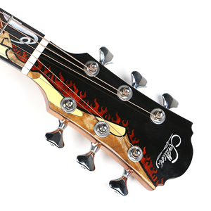 Guitarra Acústica Folk de Alta Gama Sevillana 1906, Diseño Único, Fabricada a Mano, 41 Pulgadas, Totalmente de Madera Maciza con Mástil de Palisandro - Product Image 2
