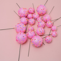Vente en gros 20 pièces/sac bonbons fausse boule gâteau Topper gâteau décoration fournitures