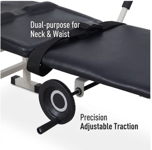 Cama de Tracción para Tratamiento de Columna Cervical y Lumbar, Mesa de Descompresión Eléctrica y Manual Portátil para Fisioterapia y Rehabilitación en el Hogar - Product Image 3