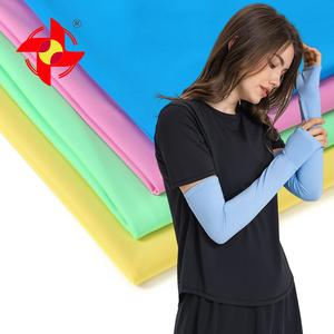 Manches de bras élastiques pour l'extérieur sans couture pour le cyclisme Manches en tissu de soie glacée - Product Image 1