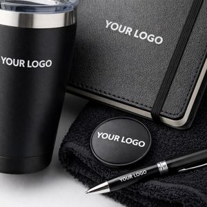 Maßgeschneidertes Firmen-Set: Geschenkbox für Forum-Sprecher mit Thermobecher, Notizbuch, Signaturstift und Namensschild - Product Image 3