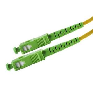 Cable de fibra óptica 9/125 SC/APC-SC/APC, 20 m, ideal para conexiones de alta velocidad y transmisión de datos en redes. - Product Image 1