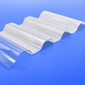10 Jaar Clear Kleur Gegolfd Polycarbonaat Kas Effen Dakbedekking Plastic Vel Panelen