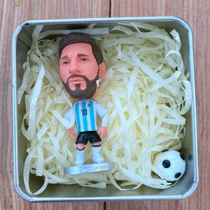 Regalos de Mercancía de Fútbol, Figura de Neymar, Ronaldo, Di María, Mbappé, Adornos sin Logotipo ni Impresión, Caja de Regalo de Fútbol - Product Image 5