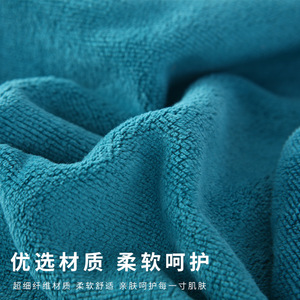 Runle ผ้าไมโครไฟเบอร์แบบหนาสำหรับใช้นวดในร้านเสริมสวย35x35 40x40 40 40X80 60x90ดูดซับด้วยโลโก้ - Product Image 1