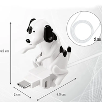 Câble USB-C à charge rapide 3A, motif chien amusant, blindage en aluminium, compatible avec les téléphones mobiles – Meilleures ventes
