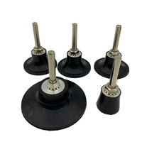 Support de disque de ponçage à verrouillage rapide de 3 pouces avec tige de 1/4 po pour disques de ponçage, support de disque de type R à changement rapide