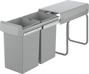Poubelle de cuisine suspendue murale en plastique, petite poubelle à suspendre sur porte d'armoire - Product Image 2
