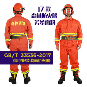 Combinaison de lutte contre les incendies Fanglun Gb/T 33536-2017, vêtements de protection ignifuges et isolants thermiquement, sur mesure, orange - Product Image 3