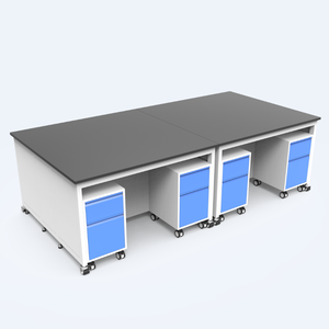 H khung kim loại đồ nội thất treo phòng thí nghiệm băng ghế dự bị với tủ tường bàn làm việc vật liệu thép bảng phòng thí nghiệm cho bệnh viện sử dụng - Product Image 2