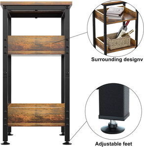 Klassischer Holz-Couchtisch mit Ablagefläche für Bürogebäude und Dekorative Wohnmöbel - Product Image 3