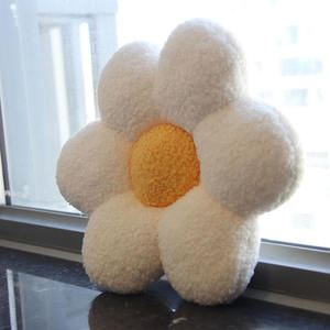 Cojín Decorativo Lavable con Forma de Flor Blanca para Decoración del Hogar, Cojín de Piso para Sala de Estar y Dormitorio, Modelo 8592 - Product Image 4