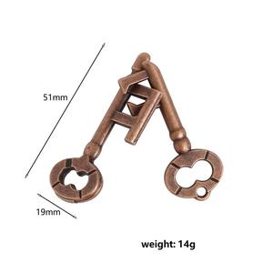 Permainan puzzle cast logam klasik 6 in 1, permainan edukasi otak Interlock puzzle permainan IQ untuk dewasa dan anak-anak - Product Image 4