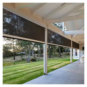 공장 도매 전동 방풍 방수 롤다운 지퍼 블라인드 야외 지퍼 스크린 클리어 <span class=keywords><strong>PVC</strong></span> 발코니 블라인드 - Product Image 6