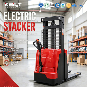 Apilador de Palés Tipo Walkie de 1200 kg y 1500 kg con Batería de Iones de Litio para Almacenamiento Industrial - Product Image 4