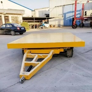 热销工厂供应钢制平板拖车小型物料运输车，适合家庭使用、餐厅、零售业、新货转运 - Product Image 6