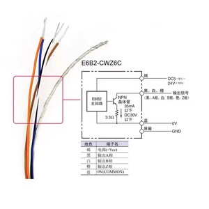 Omron E6B2-CWZ6C Rotary Encoder 1024P/R 5 To 24V DC Incremental Encoder For Industrial Use - Product Image 4
