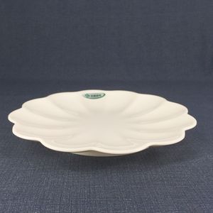 Plato personalizable de gama alta con borde de flores de melamina, vajilla reutilizable, diseño especial para restaurantes, calcomanía Irregular de plástico - Product Image 5