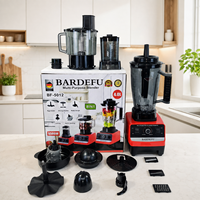 Goedkope 8-in-1 multifunctionele keukenblender voor vlees en fruit, inclusief grinder.