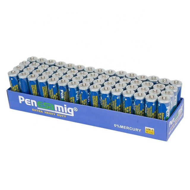 Cuanen Cheap Aa 1.5V 90mAh Zinc Carbon Battery Penesamig R6P 1.5V R6 Batteries 1.5V R6 Remote Control Car