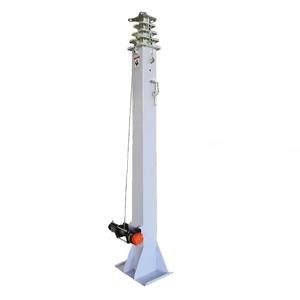 9 m feuerverzinkter Teleskopmast aus Stahl für mobile Lichtmasten, CCTV-Masten, Stromversorgungsanwendungen und Leuchtenheber - Product Image 3
