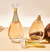 BEIYIGE Parfum en spray pour femme 90 ml, taille standard, senteur florale True Me, frais et naturel, longue tenue, vente en gros pour usage domestique
