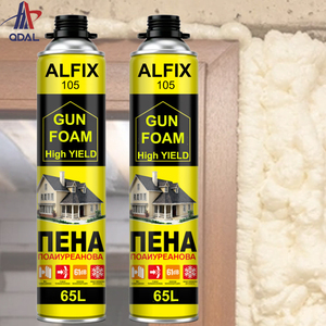 750ml Adhesivo <span class=keywords><strong>Poliuretano</strong></span> Rígido Pu Espuma Flexible Multiusos Spray Expansión Espuma Aislamiento Puerta y Ventanas - Product Image 1