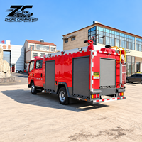 Camion de pompiers compact Isuzu ELF à double cabine, adapté aux routes étroites, pour les secours municipaux ruraux, à vendre