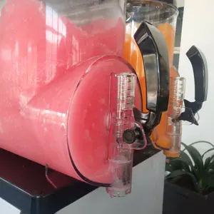 Máquina de bebidas congelada margarita, máquina dupla de tigelas/modelo triplo