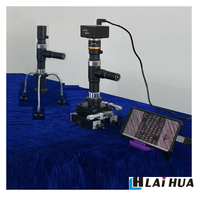 500X Magnification Portable Metallurgical Microscope with Vertical Illumination Light Source for Large Workpiece