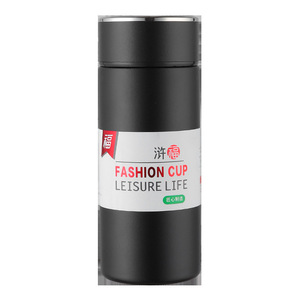 Vaso Térmico Jin Fu Fashion Cup de Acero Inoxidable 316, Botella de Agua Portátil de Gran Capacidad con Cuerpo Recto para Exteriores, con Compartimento para Té - Product Image 1