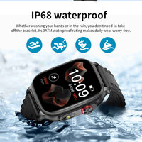 Reloj Inteligente para Exteriores AK109 con Correa de Silicona, Batería de 1400mAh, Monitorización del Sueño, Múltiples Modos Deportivos, Resistente al Agua IP68