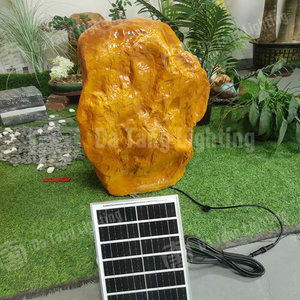 Lámpara solar con motivos de piedra IP65 Iluminación decorativa para exteriores para proyectos de decoración de parques temáticos y calles comerciales - Product Image 1