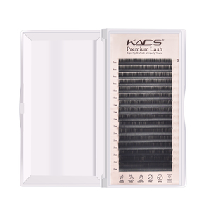 Easy Fan Eyelash Extensions Wholesale Matte Black <b>Individual</b> Fan <b>Lashes</b> Russian Volume Wispy Fluffy Crisscross False Eyelashes - Product Image 1