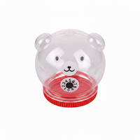 Bouteille PET givrée de 130 ml en gros, qualité alimentaire, conteneur polyvalent pour bonbons, lait, comprimés, snacks, pinces à cheveux, petit pot de rangement avec bouchon à vis