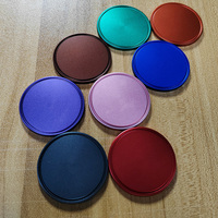 Jetons de jeu en métal personnalisés en aluminium et cuivre, marqueurs de balle de golf souvenirs, logo de haute qualité, pas cher