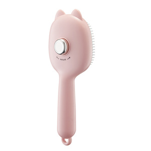 One-click pet hair removal <b>cat</b> comb, loose hair removal cleaning <b>massage</b> comb, pet grooming <b>cat</b> hair comb, dog grooming comb - Product Image 5