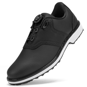 <span class=keywords><strong>Chaussures</strong></span> <span class=keywords><strong>de</strong></span> <span class=keywords><strong>golf</strong></span> décontractées pour hommes en promotion – Boucle rotative, tige synthétique, doublure en coton, respirantes, tendance et polyvalentes - Product Image 2